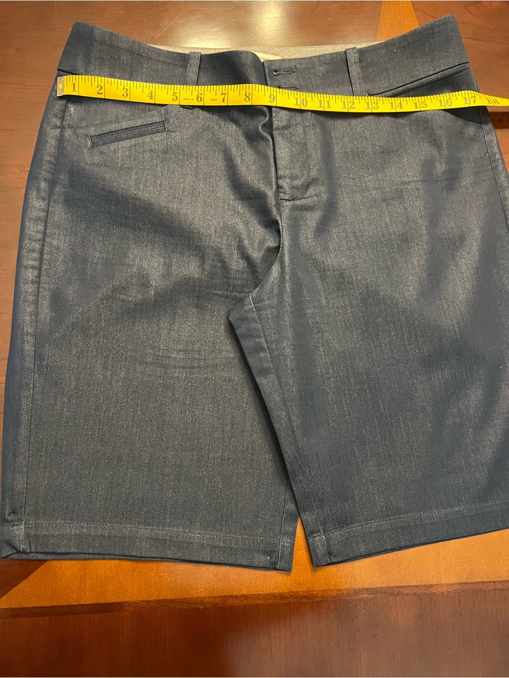 Dockers Women's Charcoal Flat-Front Shorts